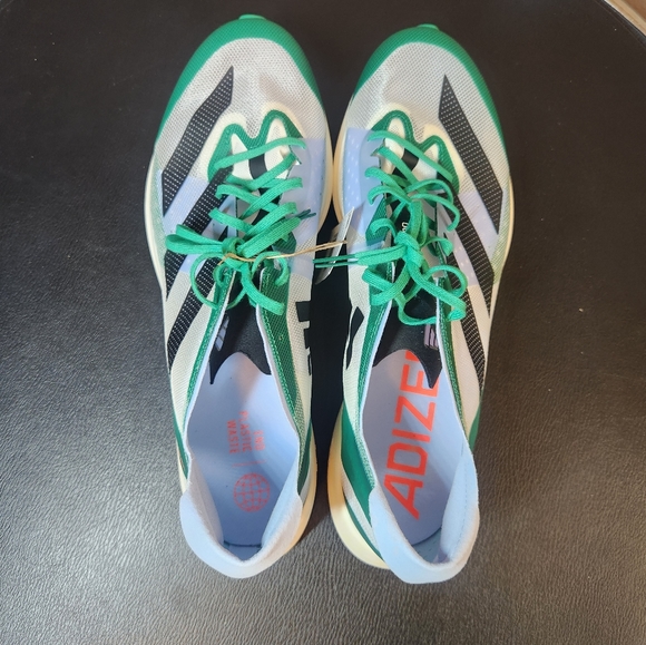 Adidas Adizero Takumi Sen 9 Mens Running shoes sz 12.5 New Green - Picture 4 of 10